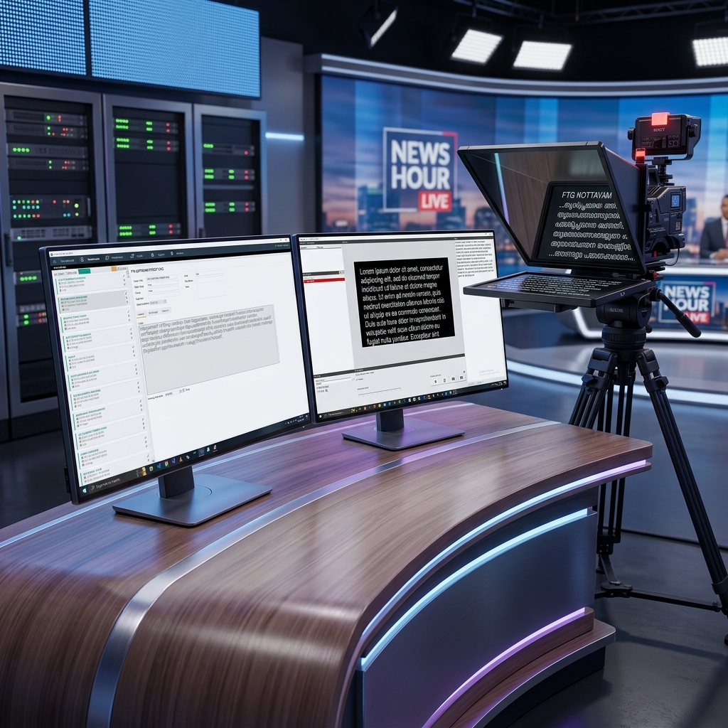 ProScript combined with Teleprompter